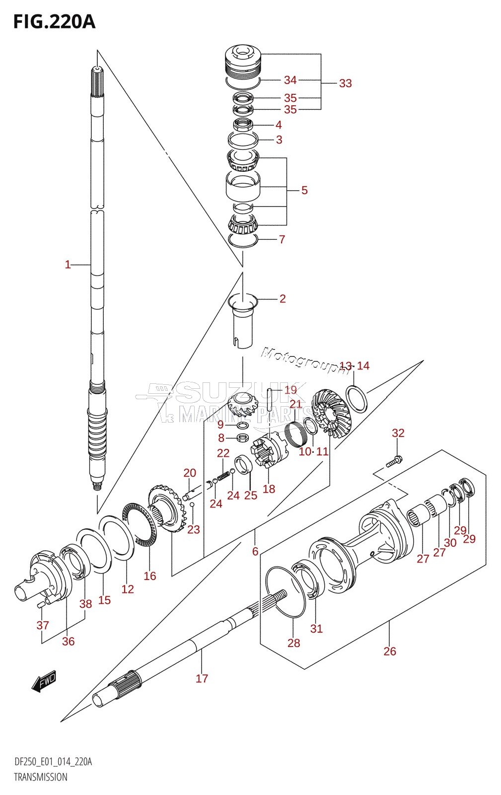 TRANSMISSION (DF200T:E01)