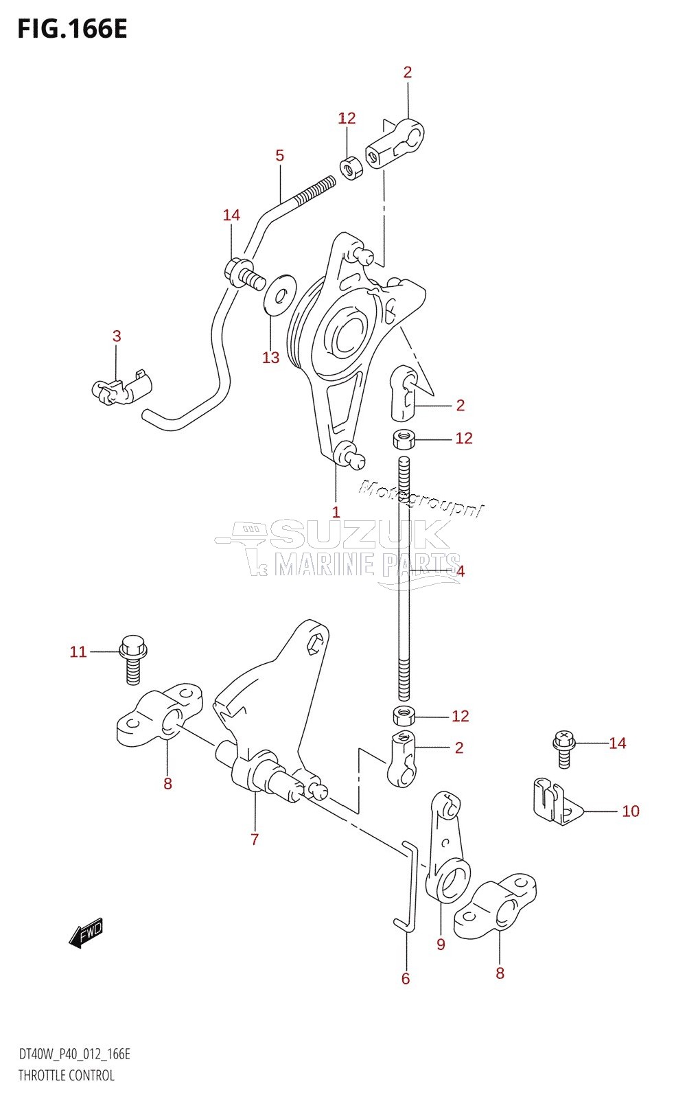 THROTTLE CONTROL (DT40WK:P40)