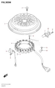 DF175T From 17502F-610001 (E01 E40)  2016 drawing MAGNETO (DF175TG:E40)