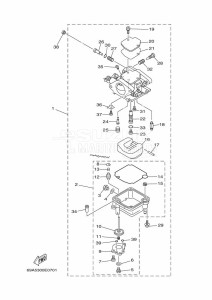 F15PLRE drawing CARBURETOR