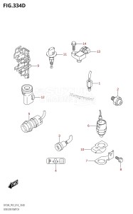 DF20A From 02002F-410001 (P03)  2014 drawing SENSOR /​ SWITCH (DF9.9BTH:P03)