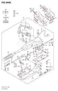 DF50 From 05001F-680001 (E01 E40)  2006 drawing TILLER HANDLE (DF40QH,DF50QH,DF50WQH,DF50TH)