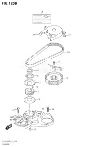 DF8A From 00801F-710001 (P03)  2017 drawing TIMING BELT (DF8AR:P03)