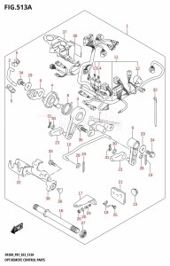 DF20A From 02002F-140001 (E01 P01 P40)  2021 drawing OPT:REMOTE CONTROL PARTS (DF9.9B,DF15A,DF20A)