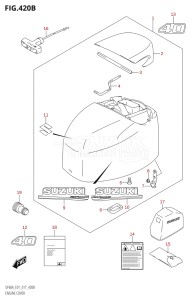05004F-710001 (2017) 50hp E01-Gen. Export 1 (DF50AVT  DF50AVTH) DF50A drawing ENGINE COVER (DF40AQH:E01)