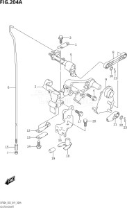 04003F-910001 (2019) 40hp E03-USA (DF40AT) DF40A drawing CLUTCH SHAFT (DF40A,DF50A,DF60A)