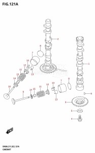 DF50A From 05004F-140001 (E03)  2021 drawing CAMSHAFT