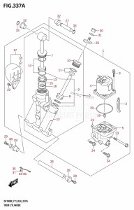 DF140BT From 14005F-440001 (E11 - E40)  2024 drawing TRIM CYLINDER (DF140BT,DF140BZ)