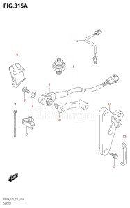 06002F-240001 (2022) 60hp E01 E40 E11-Gen. Export - Costa Rica (DF60AQH  DF60AQH  DF60AT  DF60AT  DF60ATH  DF60ATH) DF60A drawing SENSOR (DF40A,DF40ATH,DF50A,DF50ATH)