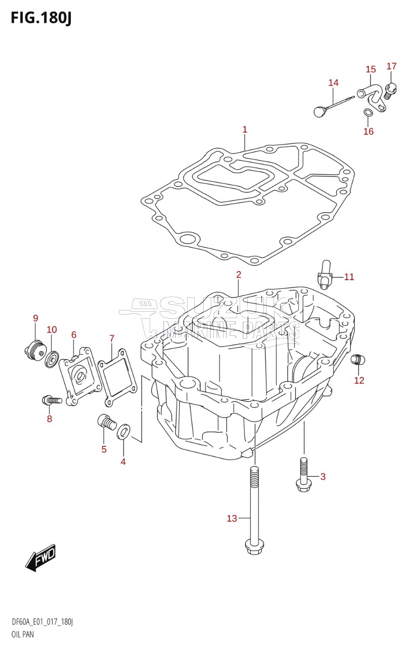 OIL PAN (DF60AQH:E01)