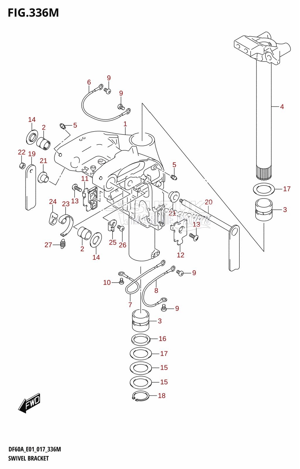 SWIVEL BRACKET (DF60ATH:E40)