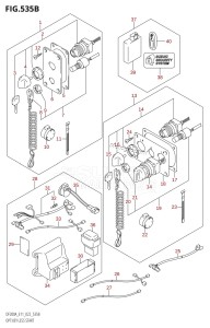 DF150AP From 15003P-040001 (E03 E40)  2020 drawing OPT:KEY LESS START (022:(E03,E11))