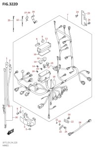 DF175T From 17502F-410001 (E01 E40)  2014 drawing HARNESS (DF150TG:E40)