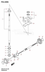 DF20A From 02002F-910001 (P01)  2019 drawing TRANSMISSION (DF9.9B,DF9.9BR,DF15A,DF15AR,DF20A,DF20AR)