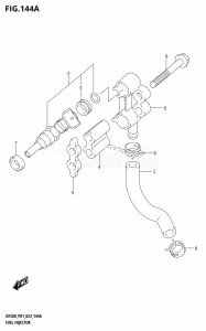 DF20A From 02002F-040001 (E01 P01 P40)  2020 drawing FUEL INJECTOR