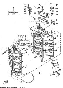 SL250AETO drawing CYLINDER--CRANKCASE-1