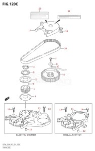 DF9.9A From 00994F-410001 (P03)  2014 drawing TIMING BELT (DF9.9A:P03)