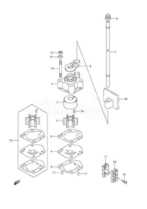 Outboard DF 20A drawing Water Pump