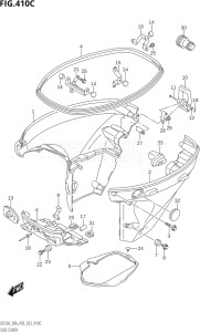 02504F-140001 (2021) 25hp P03-U.S.A (DF25A   DF25AT   DF25ATH   DT25K) DF25A drawing SIDE COVER (DF25ATH,DF30ATH)