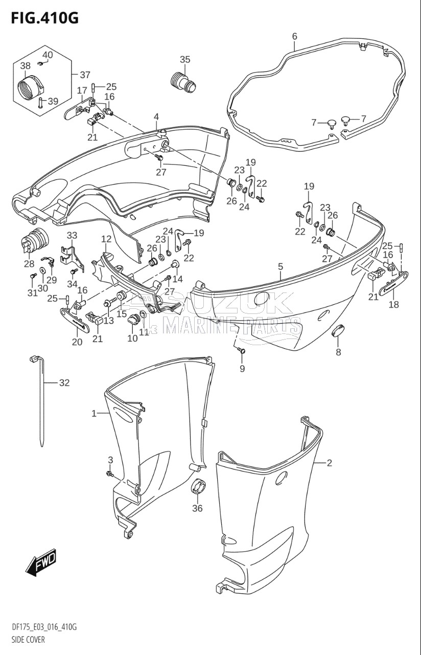 SIDE COVER (DF175Z:E03)