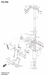 DF9.9B From 00995F-510001 (P01)  2015 drawing SWIVEL BRACKET (DF20AR:P01)