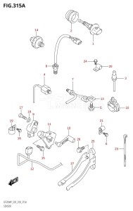 DF150AP From 15003P-810001 (E03)  2018 drawing SENSOR