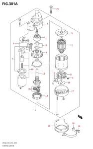 04003F-410001 (2014) 40hp E03-USA (DF40A) DF40A drawing STARTING MOTOR