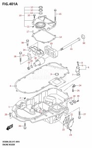 DF200AZ From 20003Z-710001 (E03)  2017 drawing ENGINE HOLDER