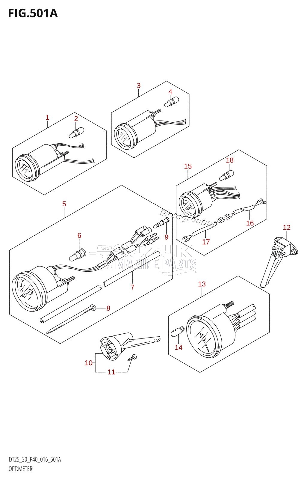 OPT:METER (DT30:P40:E-STARTER)