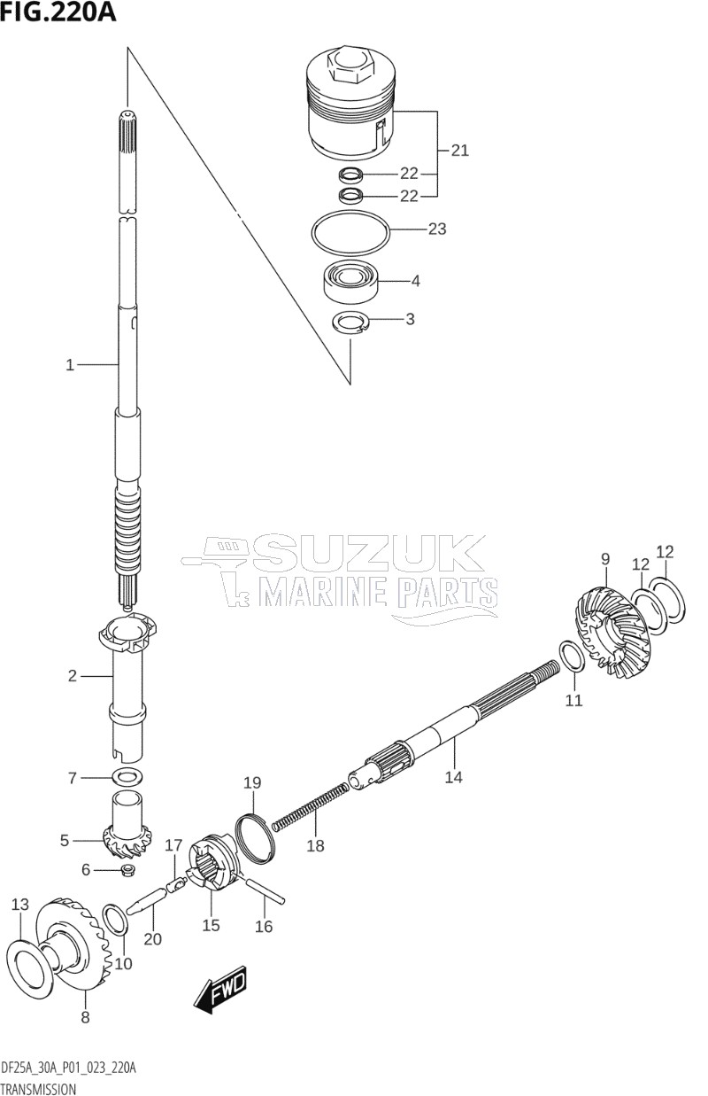 TRANSMISSION (DF25A,DF25AR,DF25AT,DF25ATH)