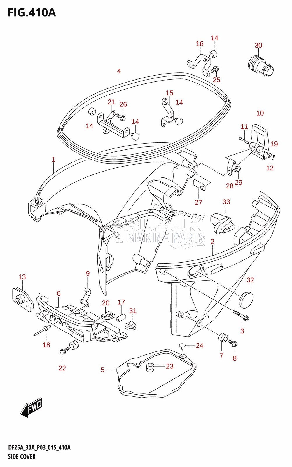 SIDE COVER (DF25A:P03)