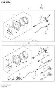 DF300A From 30002P-610001 (E01 E40)  2016 drawing OPT:METER (1)