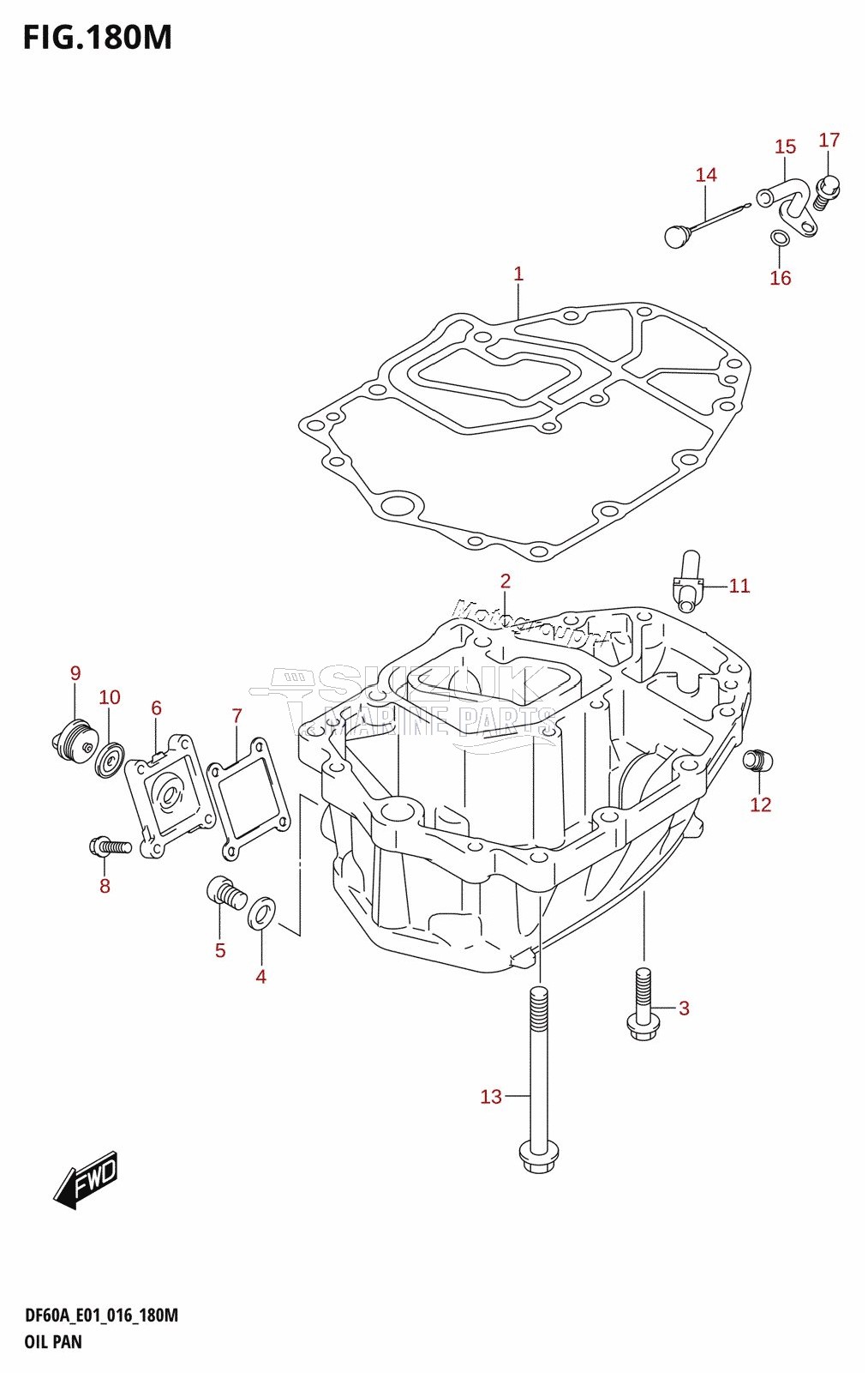 OIL PAN (DF60ATH:E01)