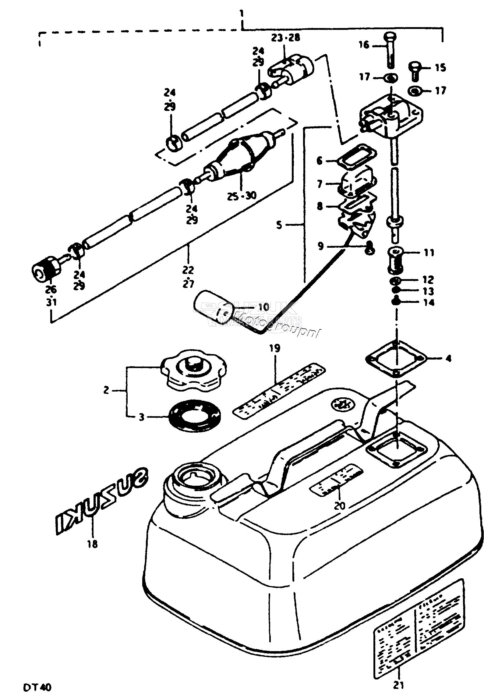 FUEL TANK (E28)