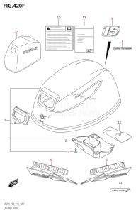 DF20A From 02002F-410001 (P03)  2014 drawing ENGINE COVER (DF15AR:P03)