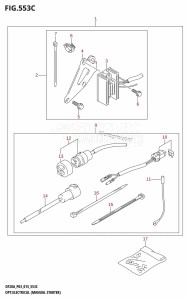 DF20A From 02002F-510001 (P03)  2015 drawing OPT:ELECTRICAL (MANUAL STARTER) (DF20A:P03:M-STARTER)