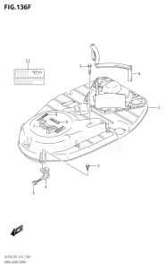 20002Z-510001 (2005) 200hp E01 E40-Gen. Export 1 - Costa Rica (DF200Z) DF200Z drawing RING GEAR COVER (DF225T:E40)