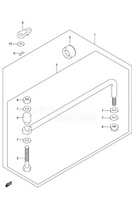 Outboard DF 250 drawing Drag Link