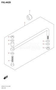 05004F-610001 (2016) 50hp E01-Gen. Export 1 (DF50AVT  DF50AVTH) DF50A drawing DRAG LINK (DF60A:E01)