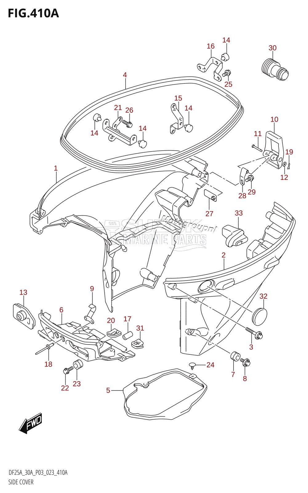 SIDE COVER (DF25A)