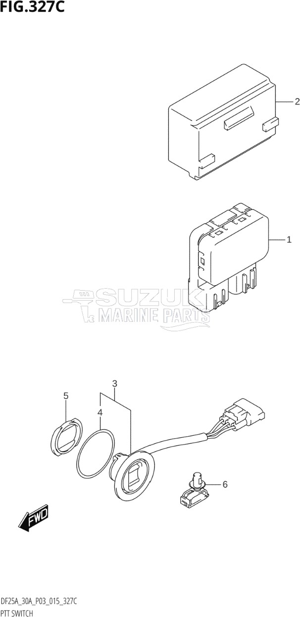 PTT SWITCH (DF30AT:P03)