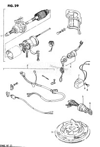 DT40 From 04003-401001 ()  1984 drawing OPTIONAL : ELECTRICAL