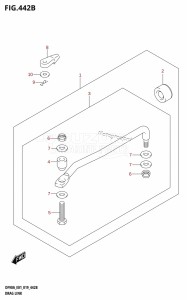 DF90A From 09003F-910001 (E01 E40)  2019 drawing DRAG LINK (DF70ATH,DF90ATH)