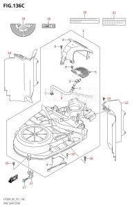 DF300A From 30002P-510001 (E01 E40)  2015 drawing RING GEAR COVER (DF250A:E01)