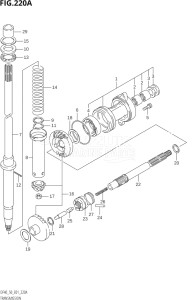 05001F-151001 (2001) 50hp E01 E11-Gen. Export 1-and 2 (DF50QHK1  DF50TK1) DF50 drawing TRANSMISSION (X,Y,K1,K2,K3,K4,K5,K6,K7,K8,K9,K10)