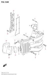 06003F-510001 (2005) 60hp E03-USA (DF60AVT) DF60A drawing INTAKE MANIFOLD / SILENCER / EXHAUST COVER (DF60AVT:E03)