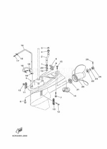 F80CEDL drawing LOWER-CASING-x-DRIVE-2