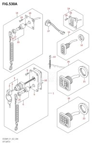 DF175AP From 17503P-240001 (E11)  2022 drawing OPT:SWITCH (020,021)