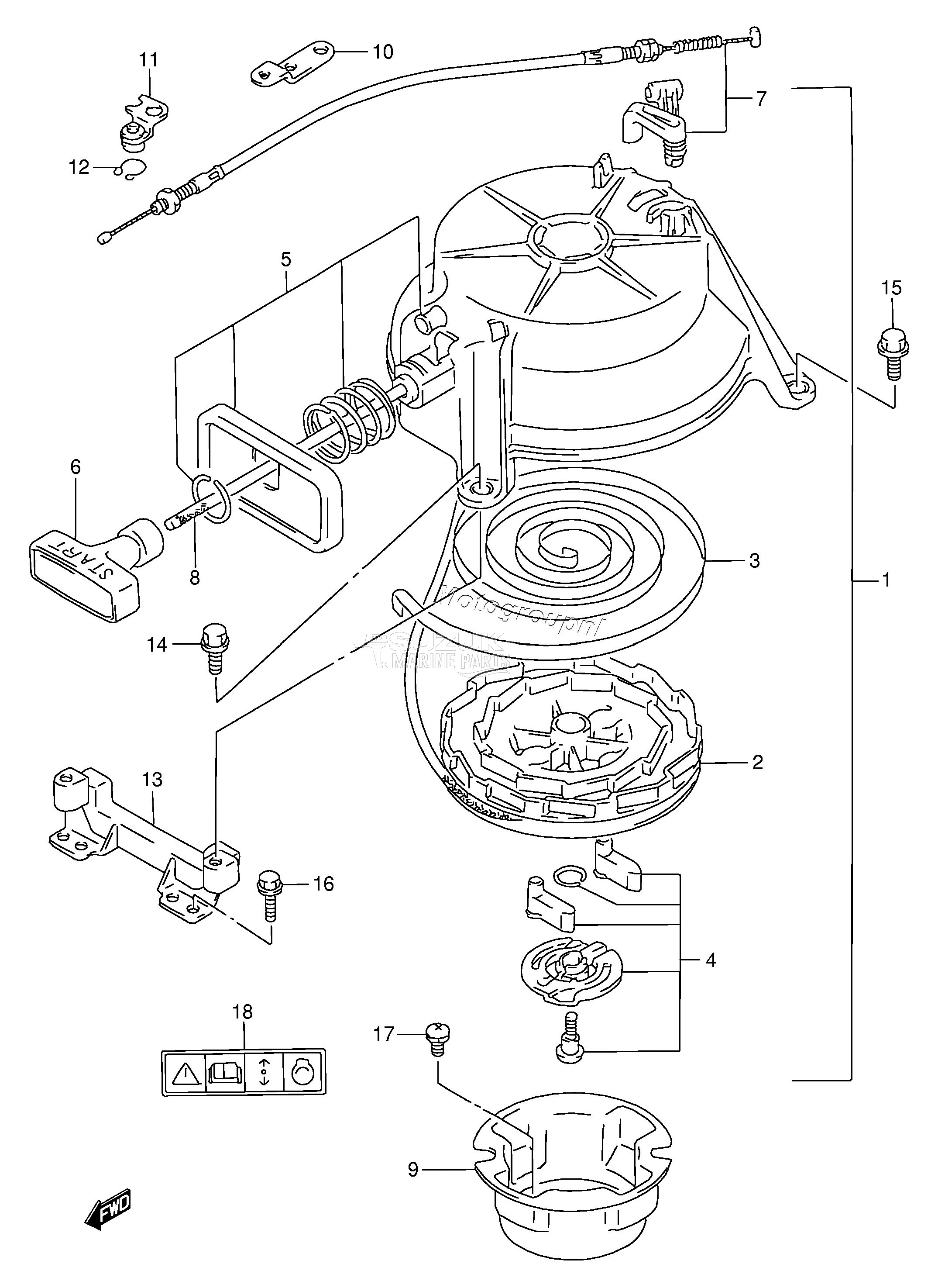 RECOIL STARTER (DT5Y)