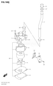 15002F-610001 (2016) 150hp E03-USA (DF150ST  DF150T  DF150TG) DF150 drawing WATER PUMP (DF150ST:E03)